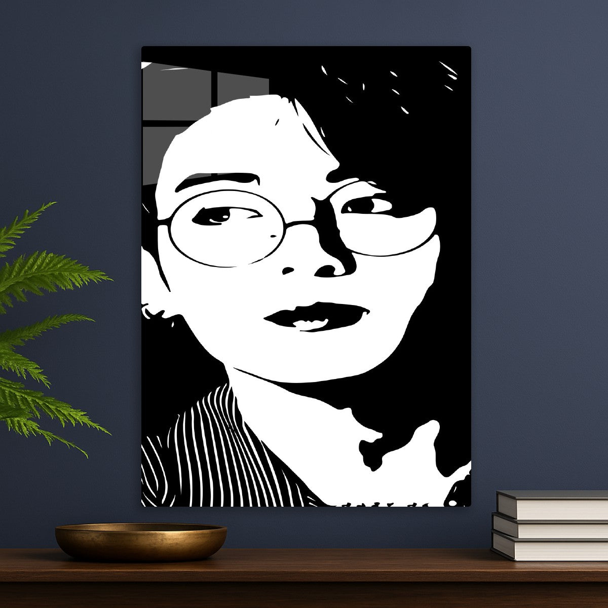 Jung Kook, Black and White Portrait Art