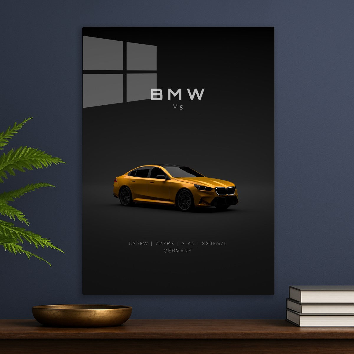 BMW M5 G90 2025 Orange Front S