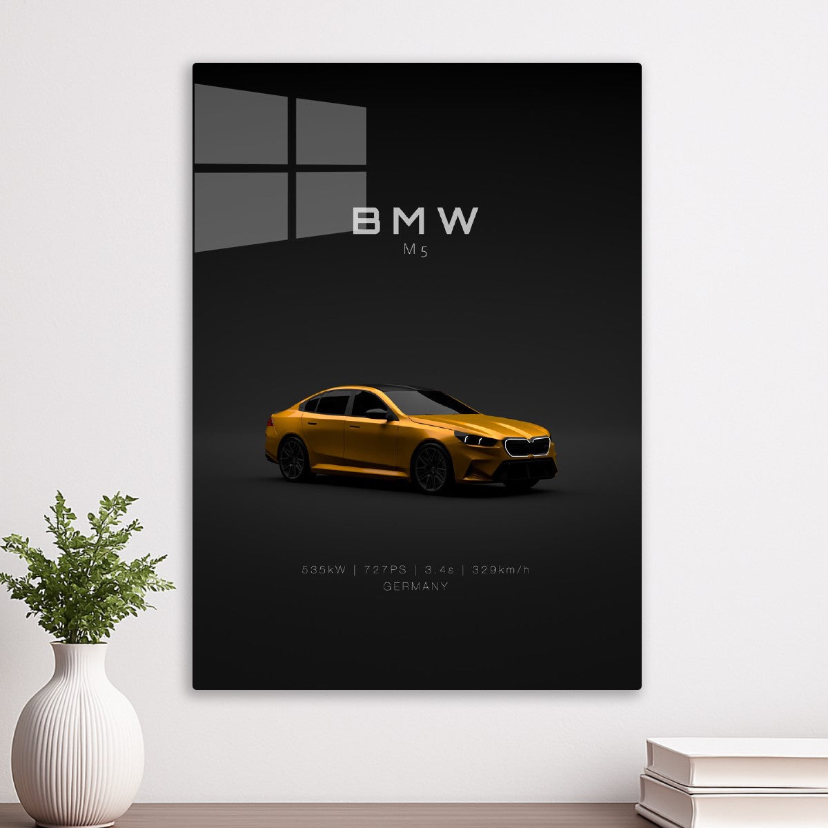 BMW M5 G90 2025 Orange Front S