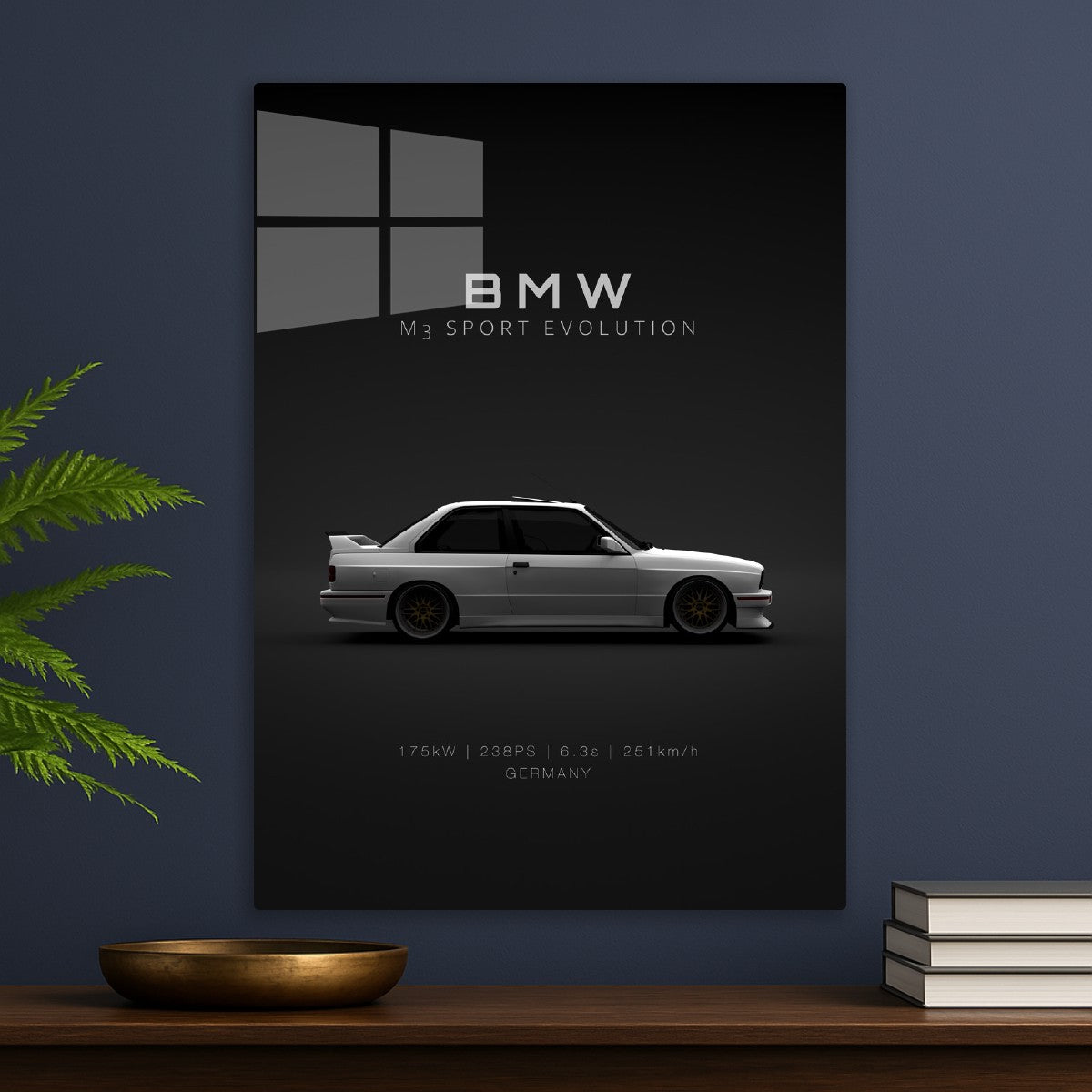 BMW M3 E30 Evo 3 White - Specs