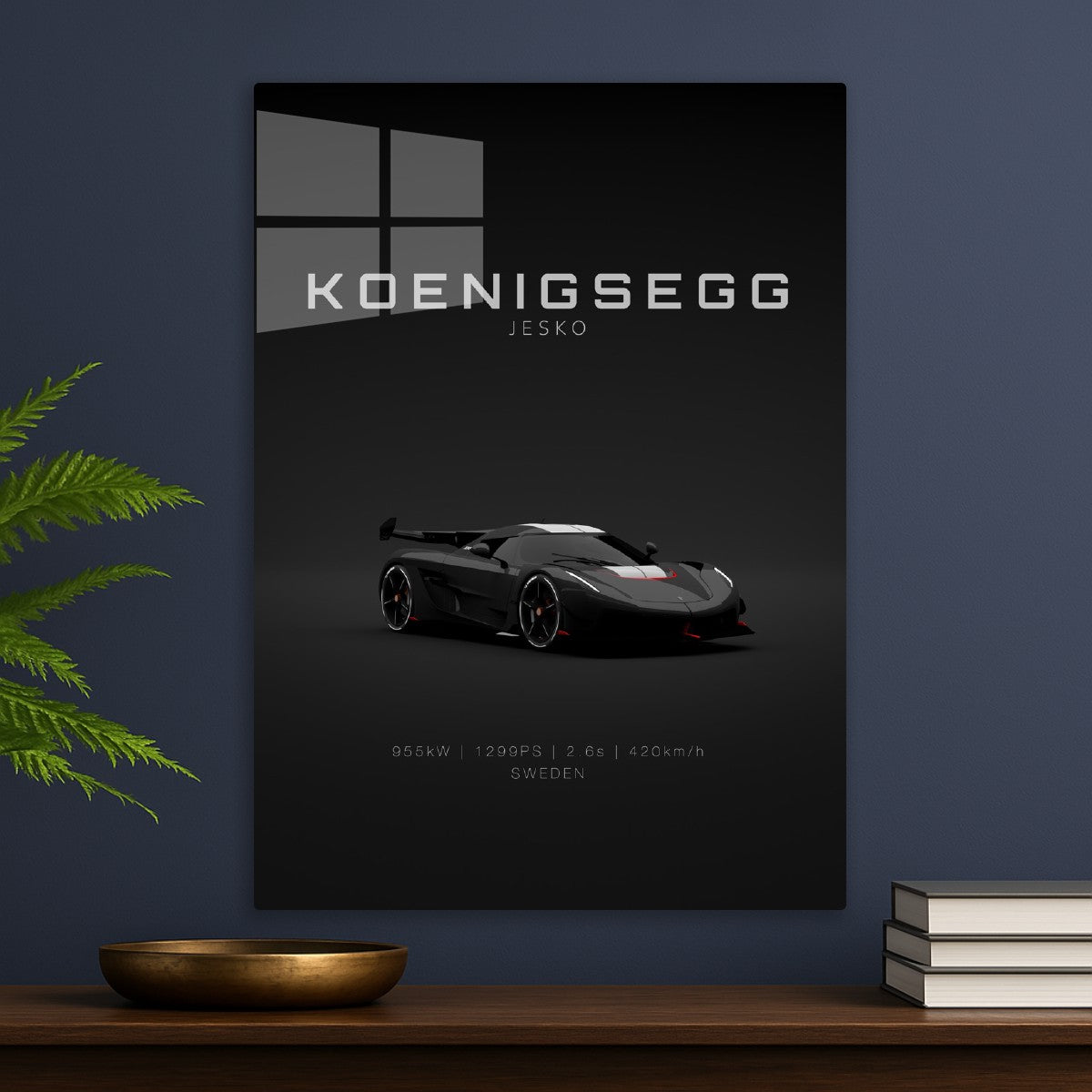 Koenigsegg Jesko Black - Front