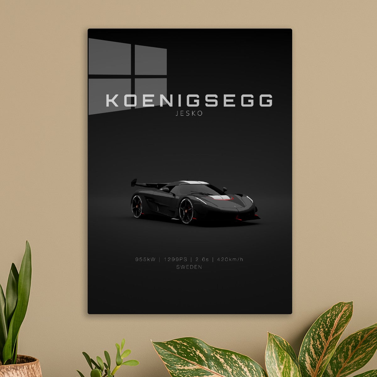Koenigsegg Jesko Black - Front