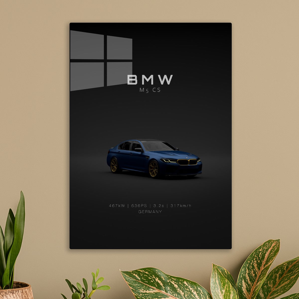 BMW M5 CS F90 - Blue Front