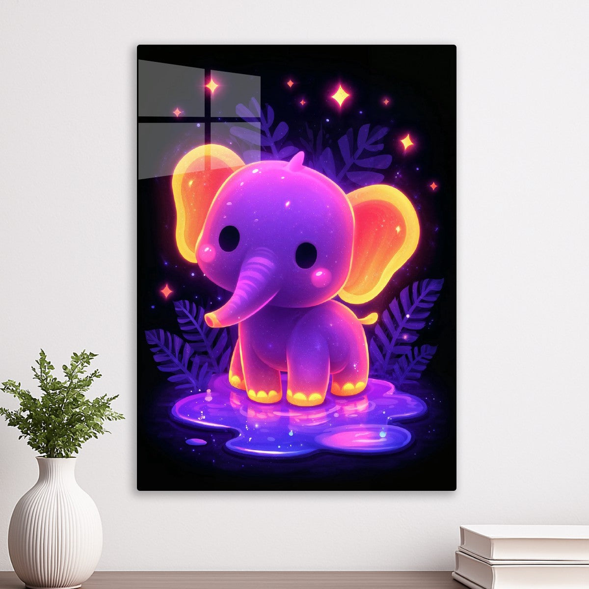 Neon Baby Elephant