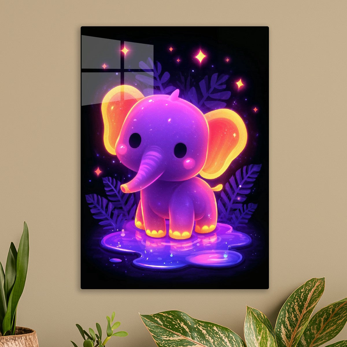 Neon Baby Elephant