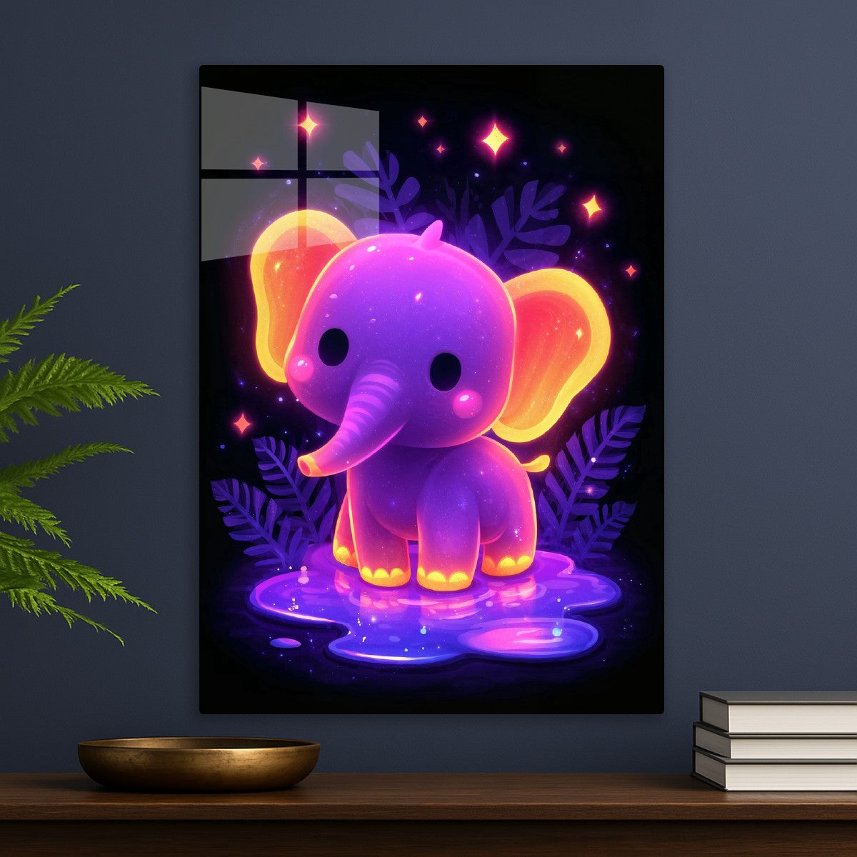 Neon Baby Elephant