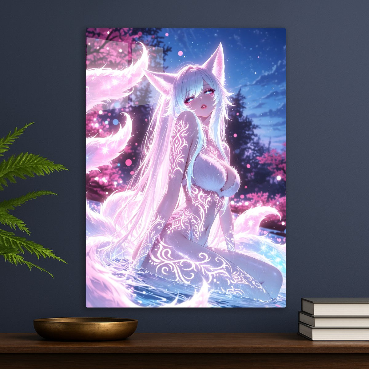 Mystical Moonlit Kitsune