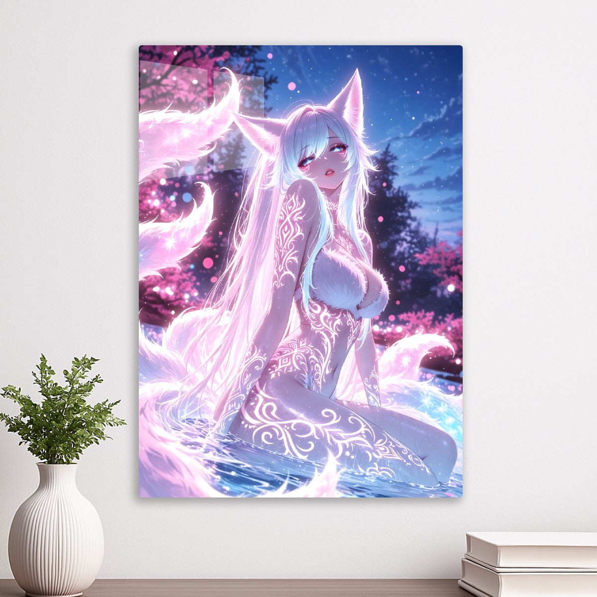 Mystical Moonlit Kitsune