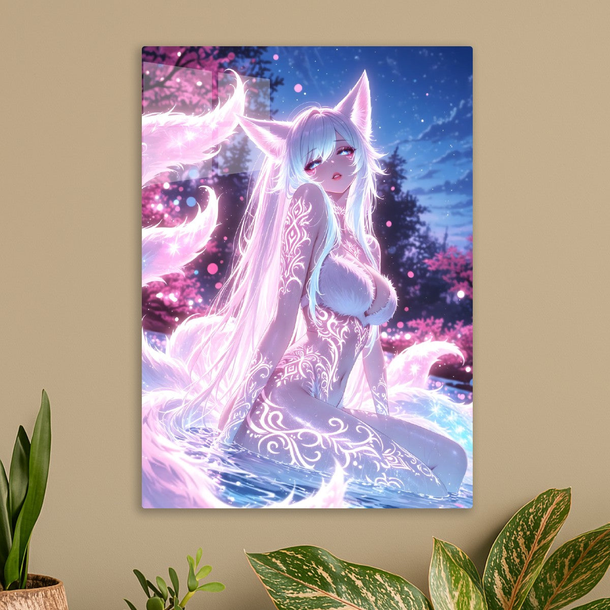 Mystical Moonlit Kitsune