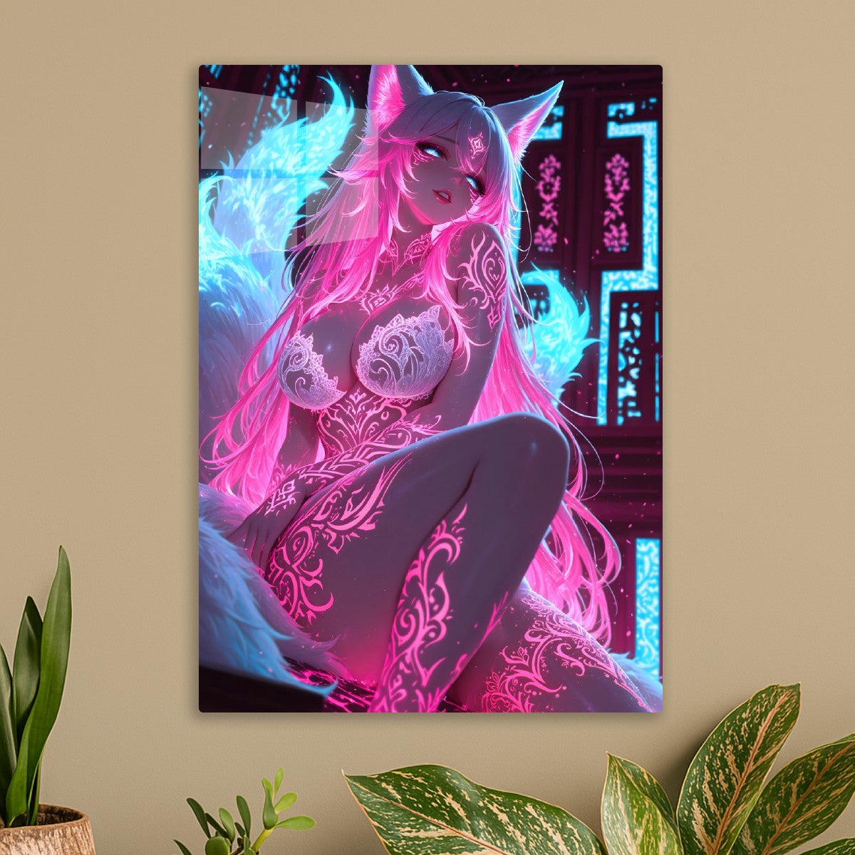 Neon Fox Enchantment