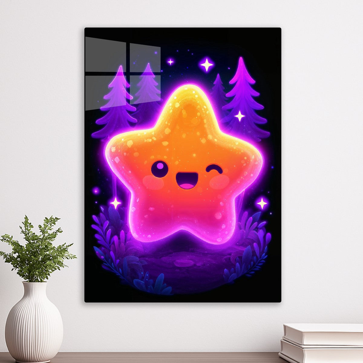 Neon Forest Star Kawaii