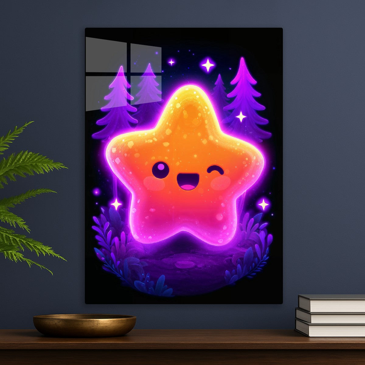 Neon Forest Star Kawaii