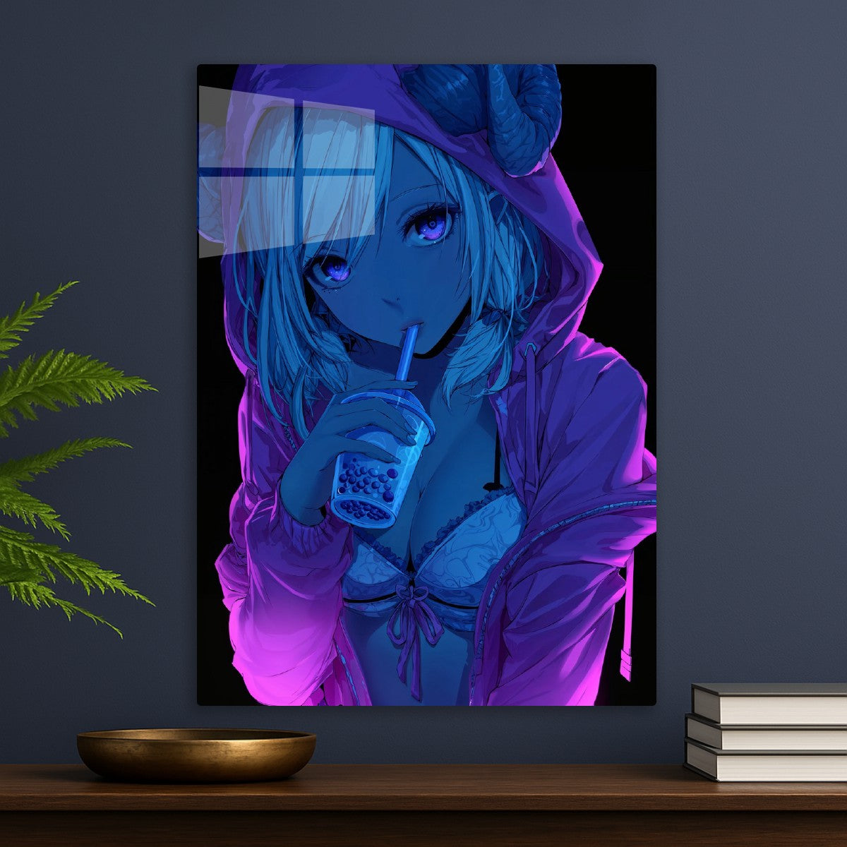 Demon Girl with Boba