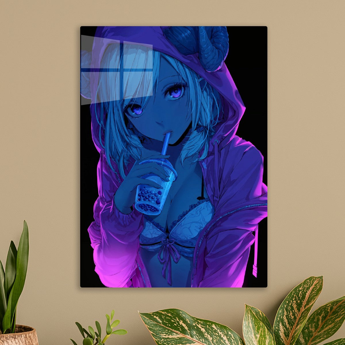 Demon Girl with Boba