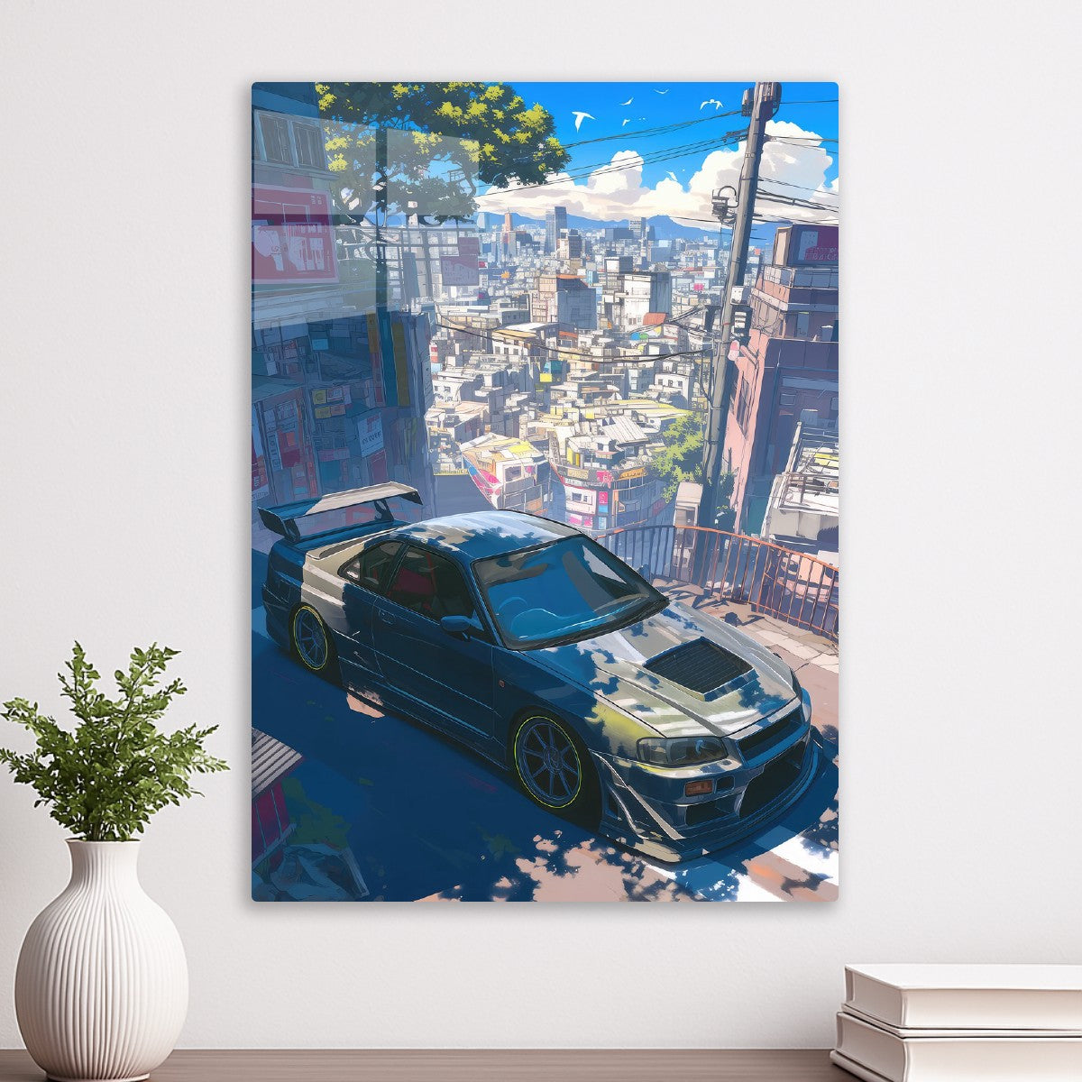 gtr r34 skyline car city