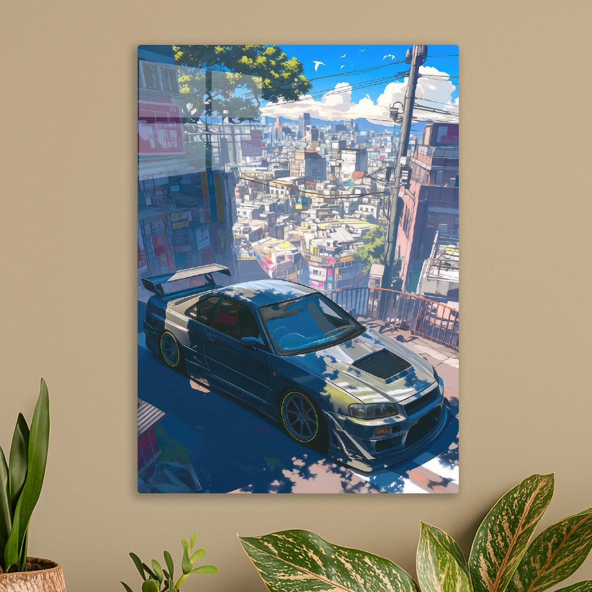 gtr r34 skyline car city