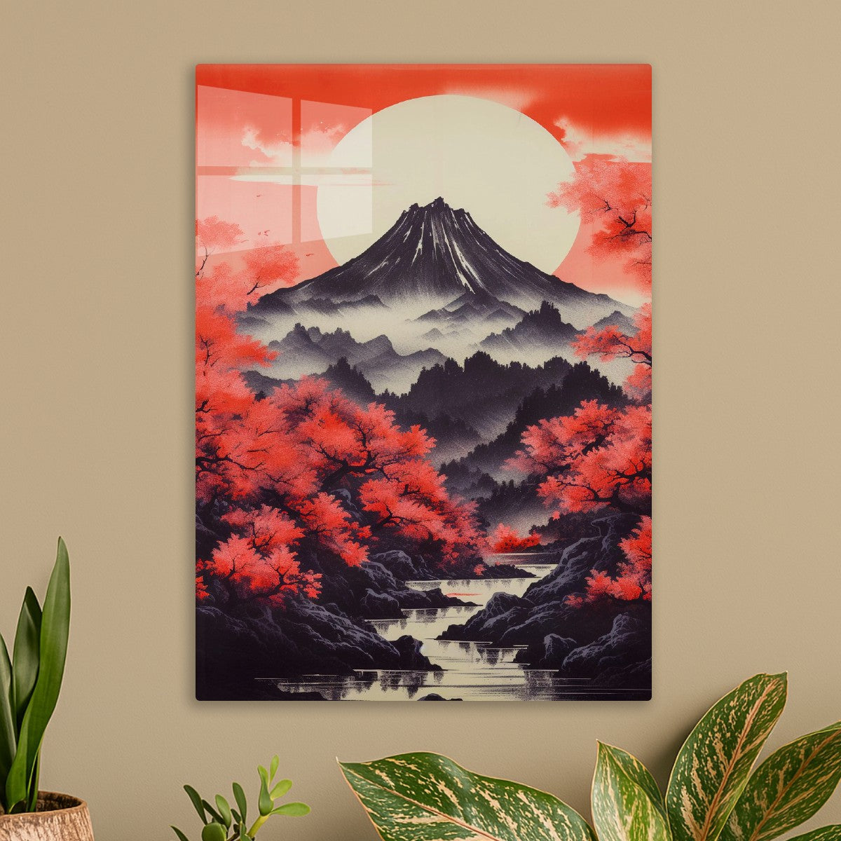 Sakura Dusk over Fuji