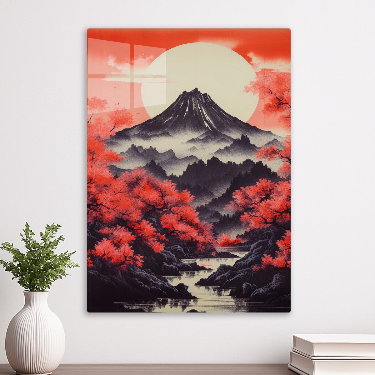 Sakura Dusk over Fuji