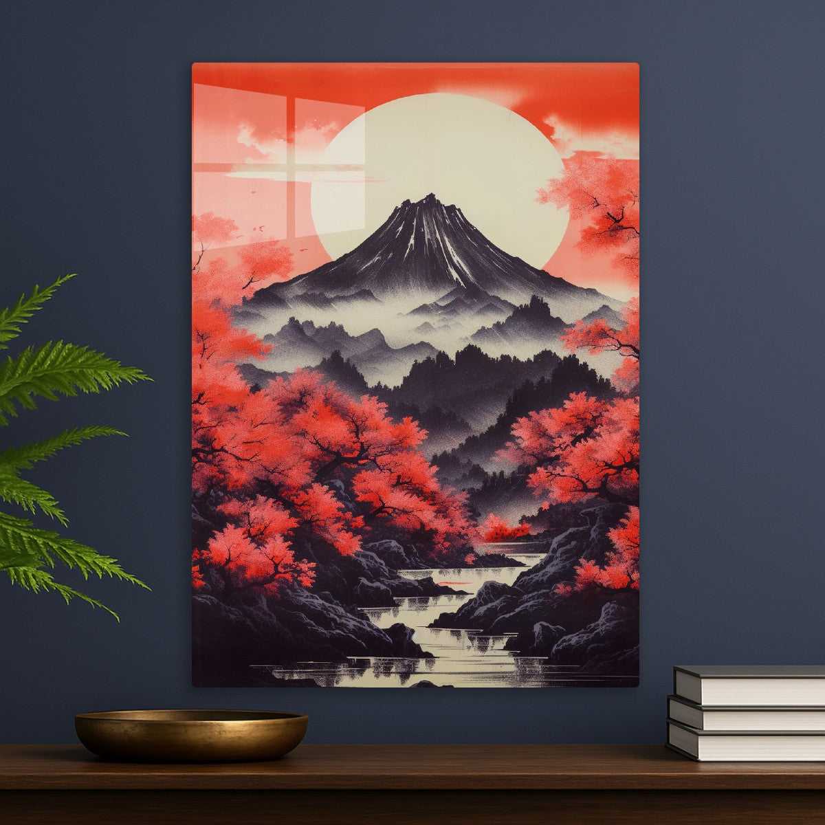 Sakura Dusk over Fuji