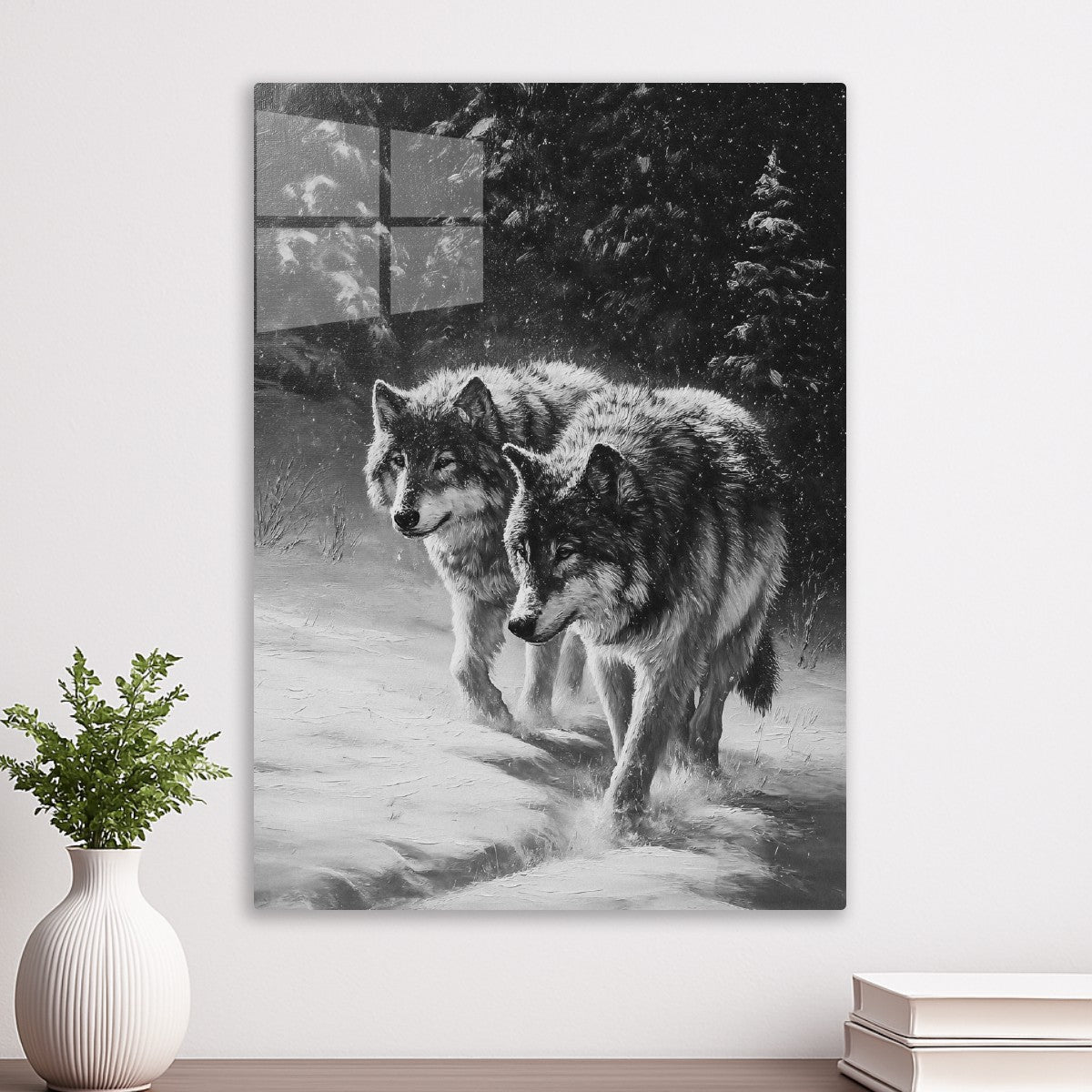 Wolf Through the White Silence