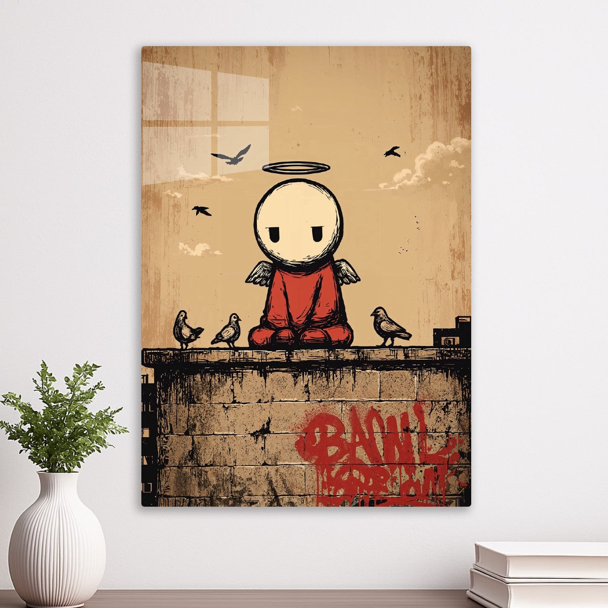 Melancholy Rooftop Angel