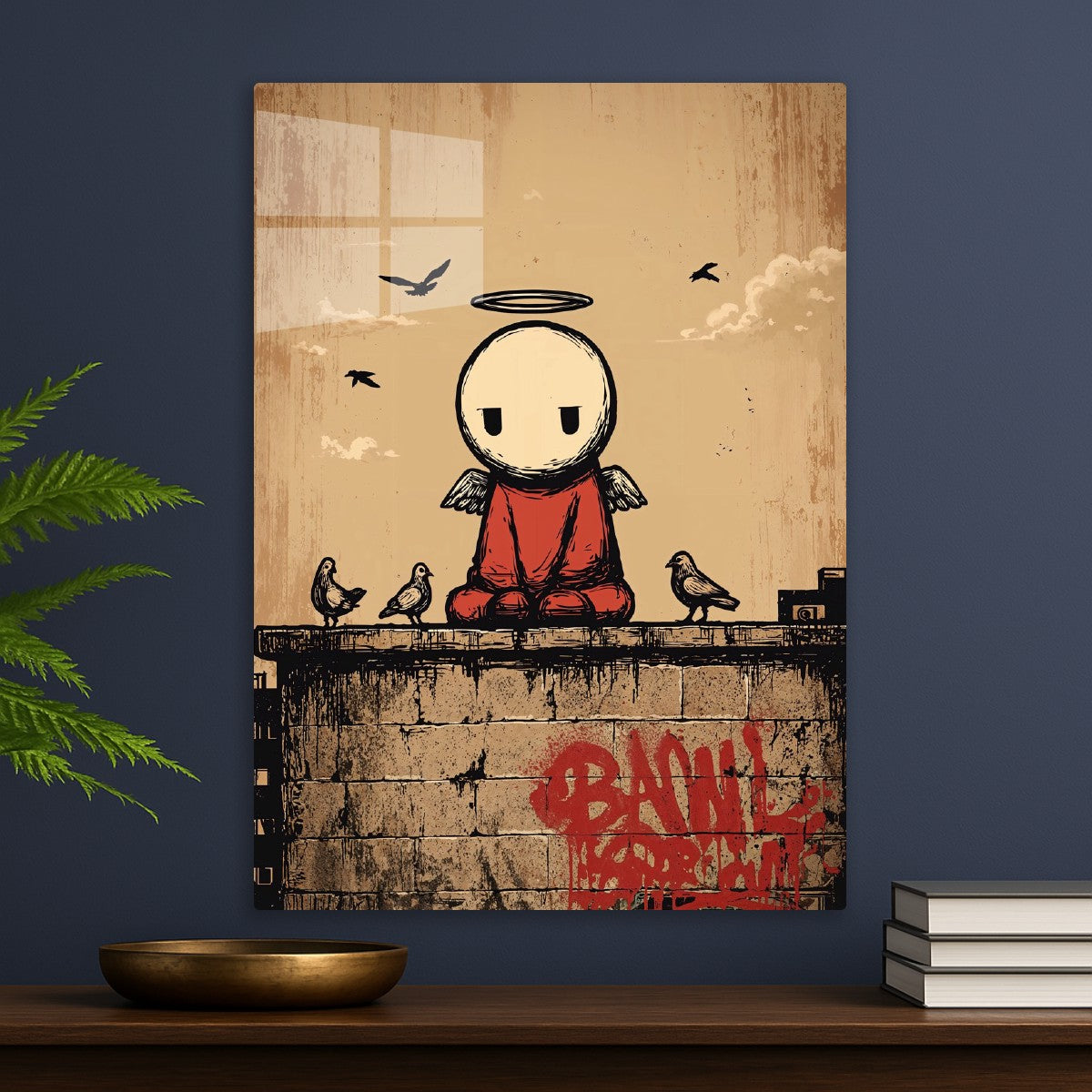 Melancholy Rooftop Angel