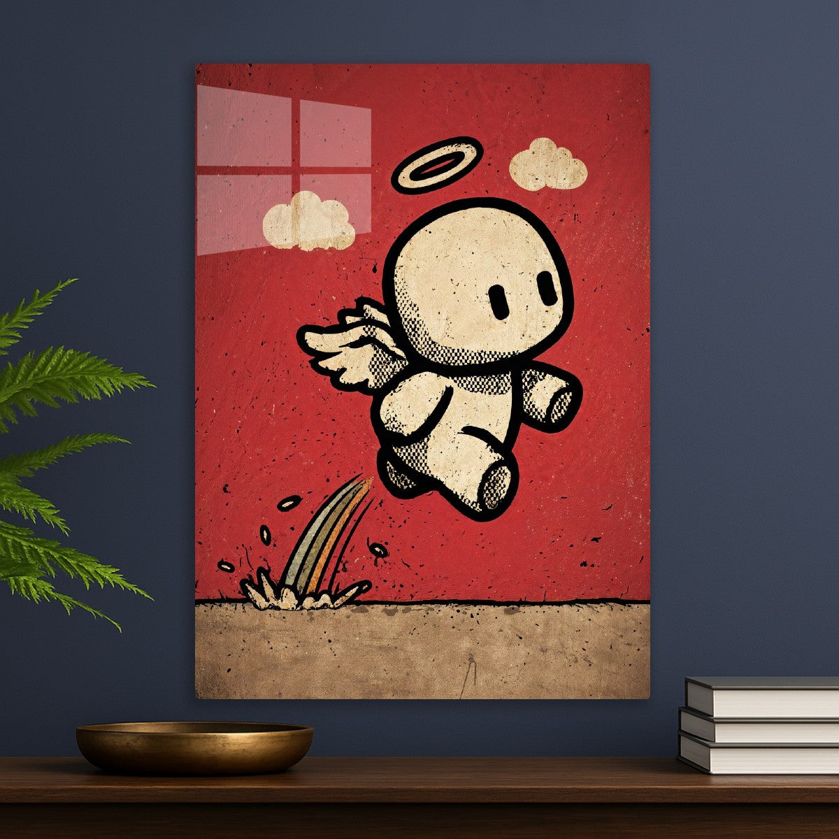 Jumping Angel of Joy