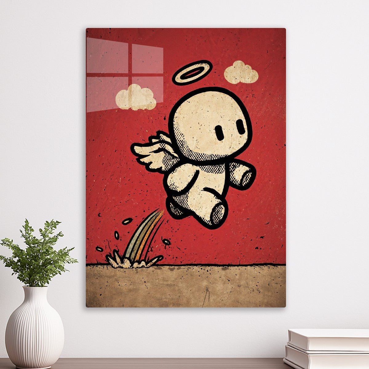 Jumping Angel of Joy