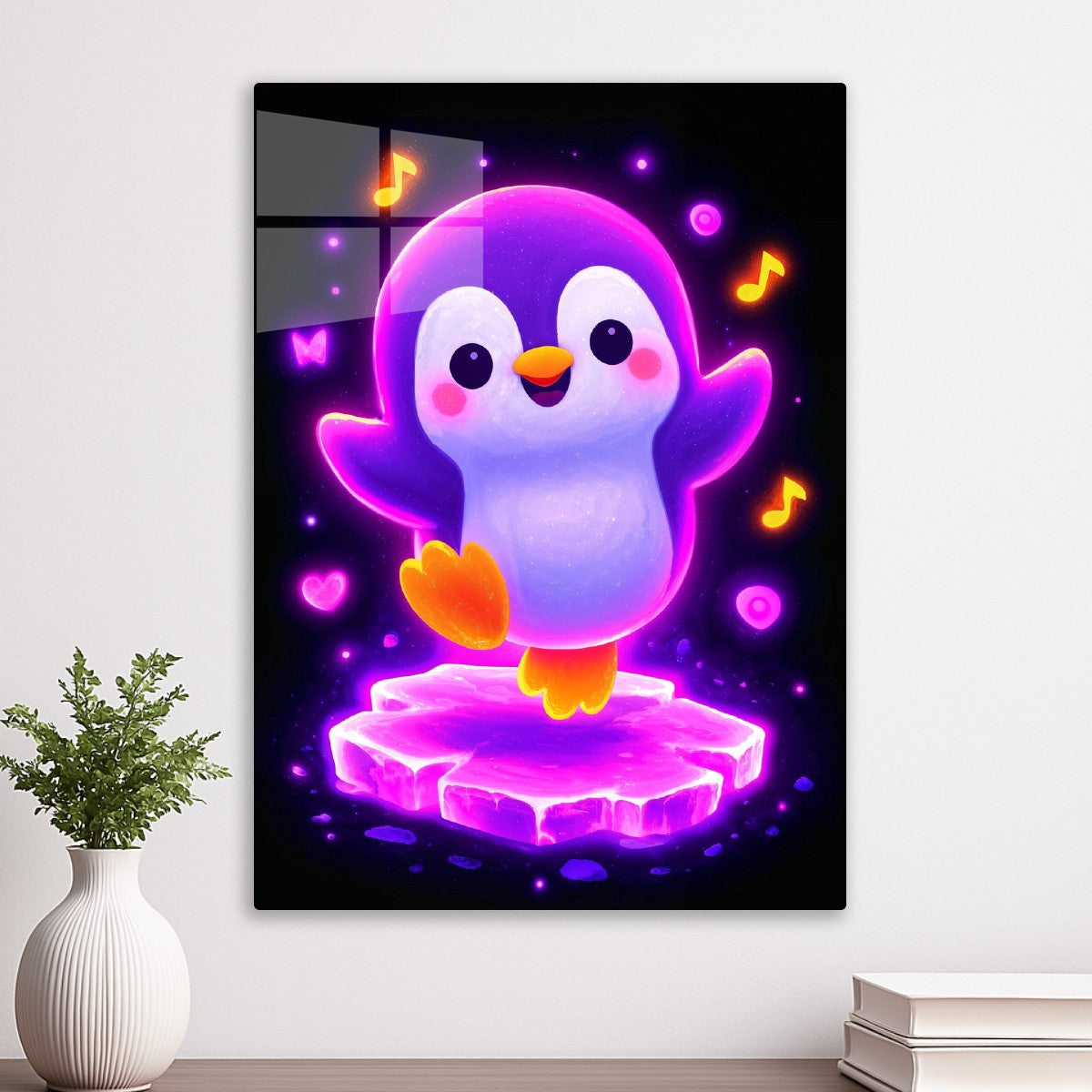 Neon Groove Penguin