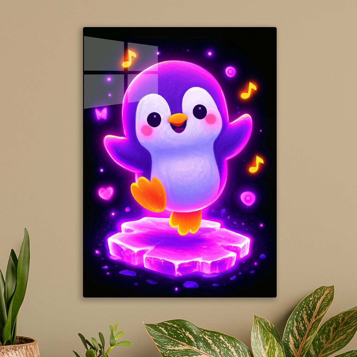 Neon Groove Penguin