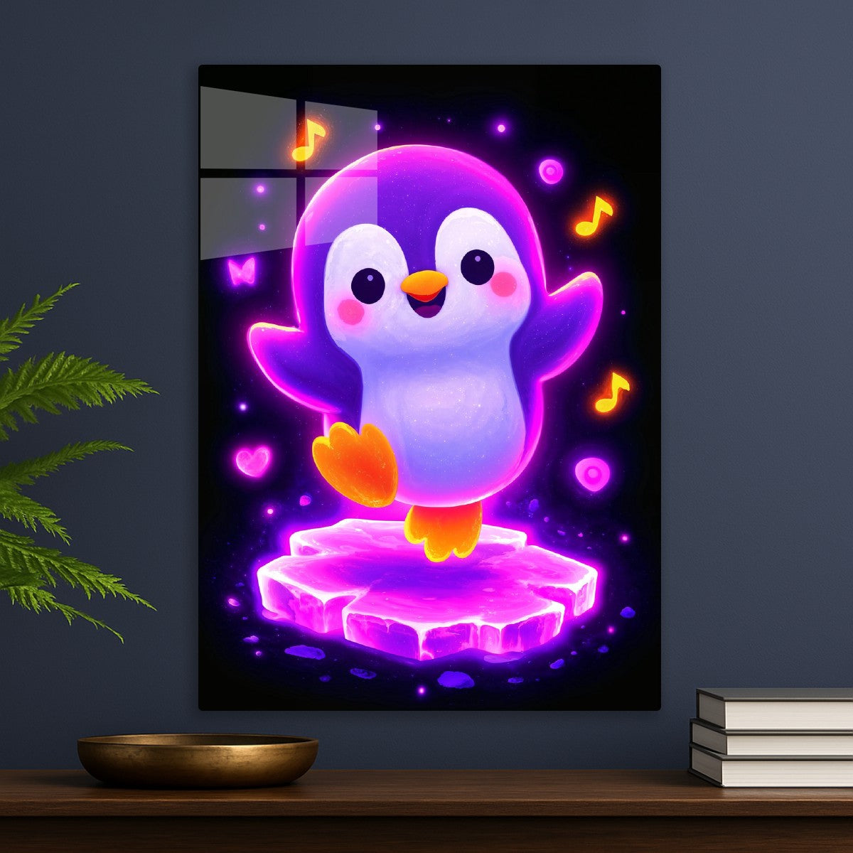 Neon Groove Penguin