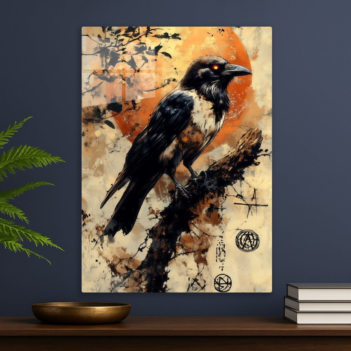 Gothic Crow Sillouette 