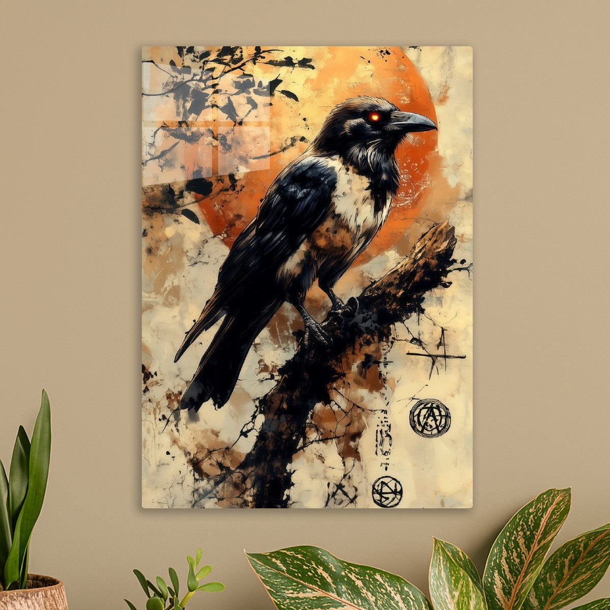 Gothic Crow Sillouette 