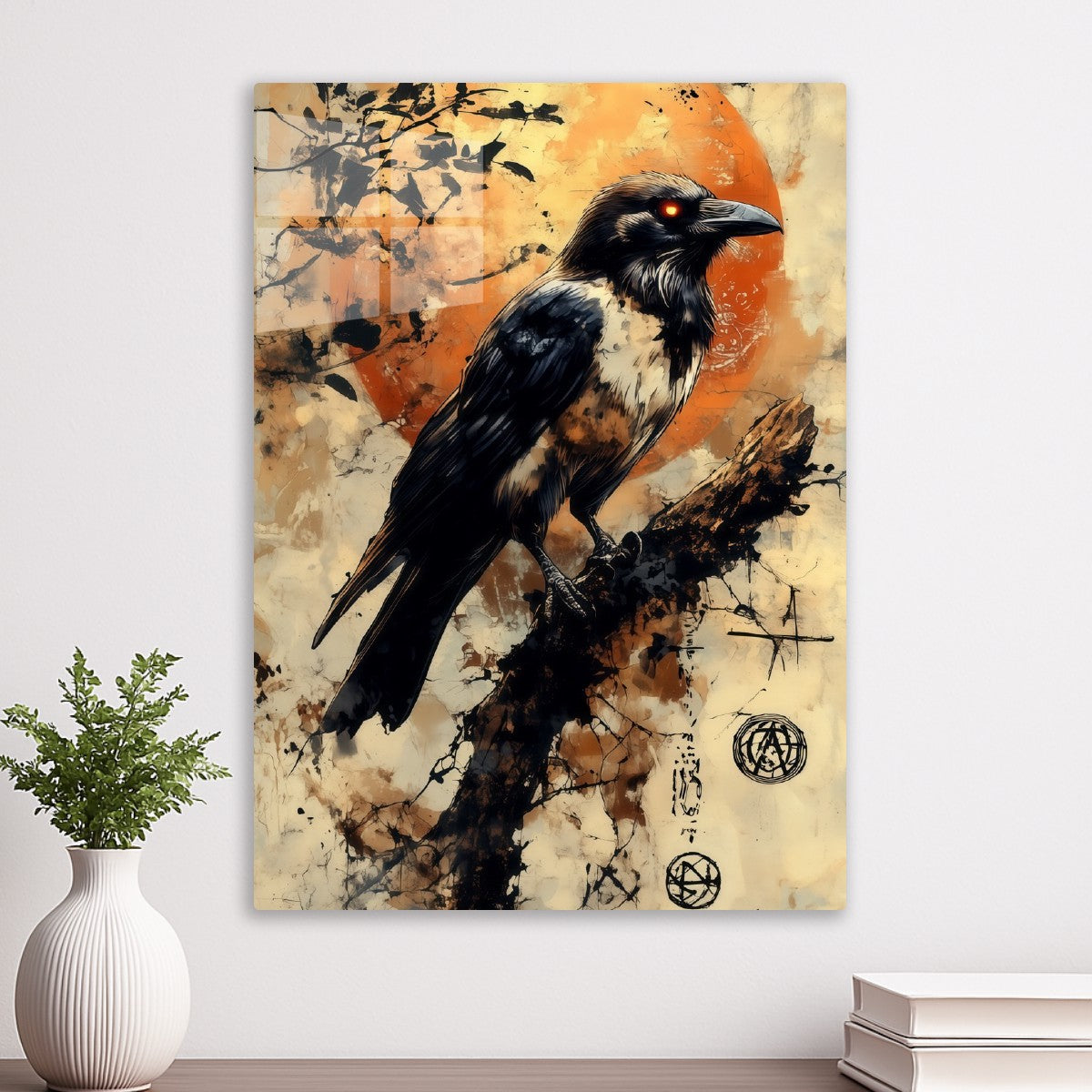 Gothic Crow Sillouette 