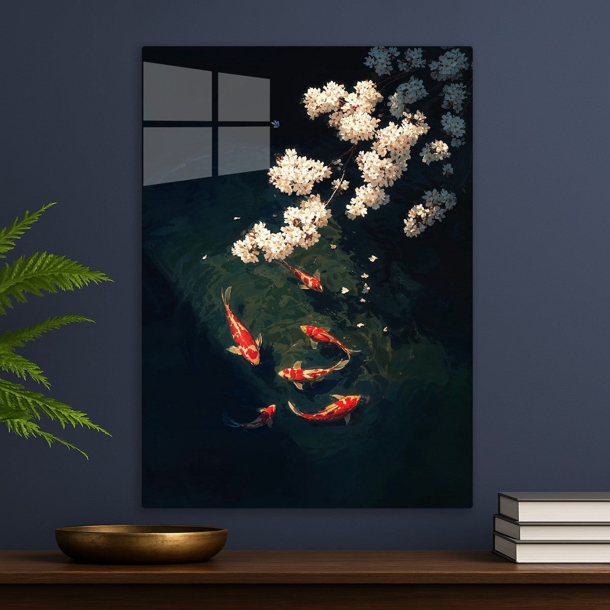 Koi and Sakura Harmony