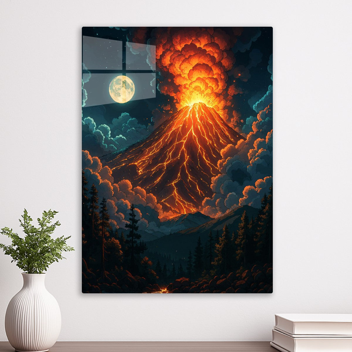 Moonlit Eruption