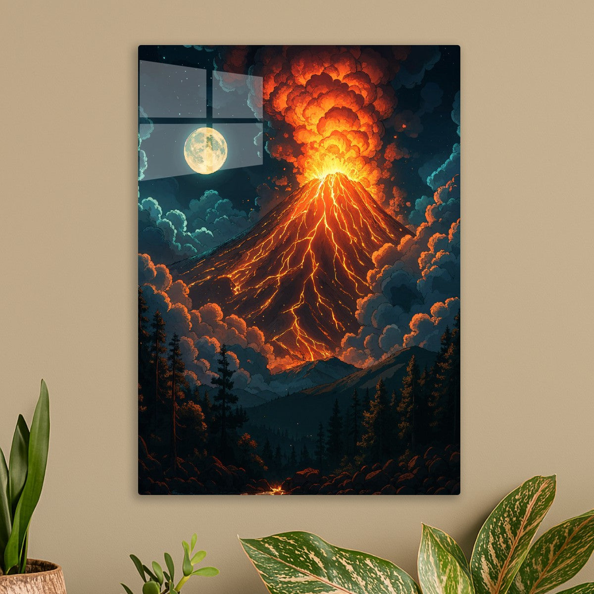Moonlit Eruption