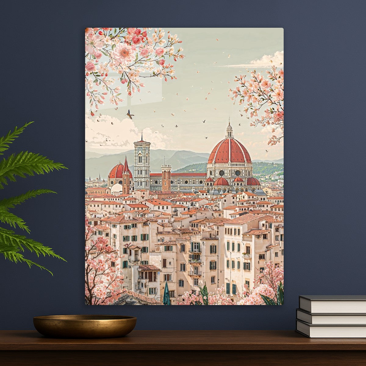 Spring Blossoms Over Florence