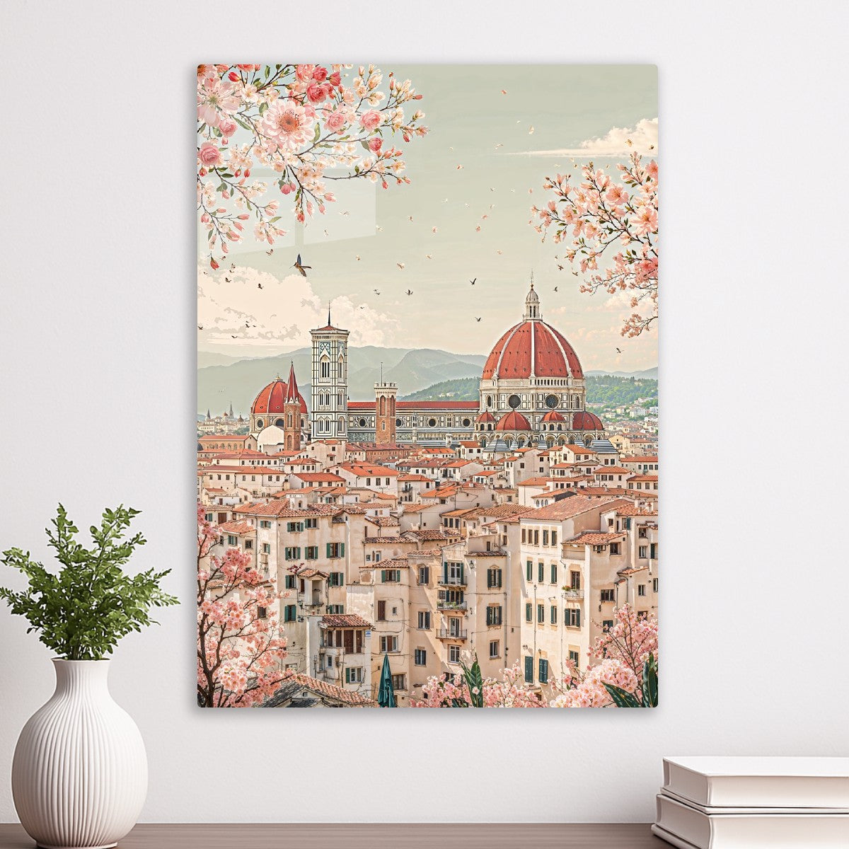 Spring Blossoms Over Florence