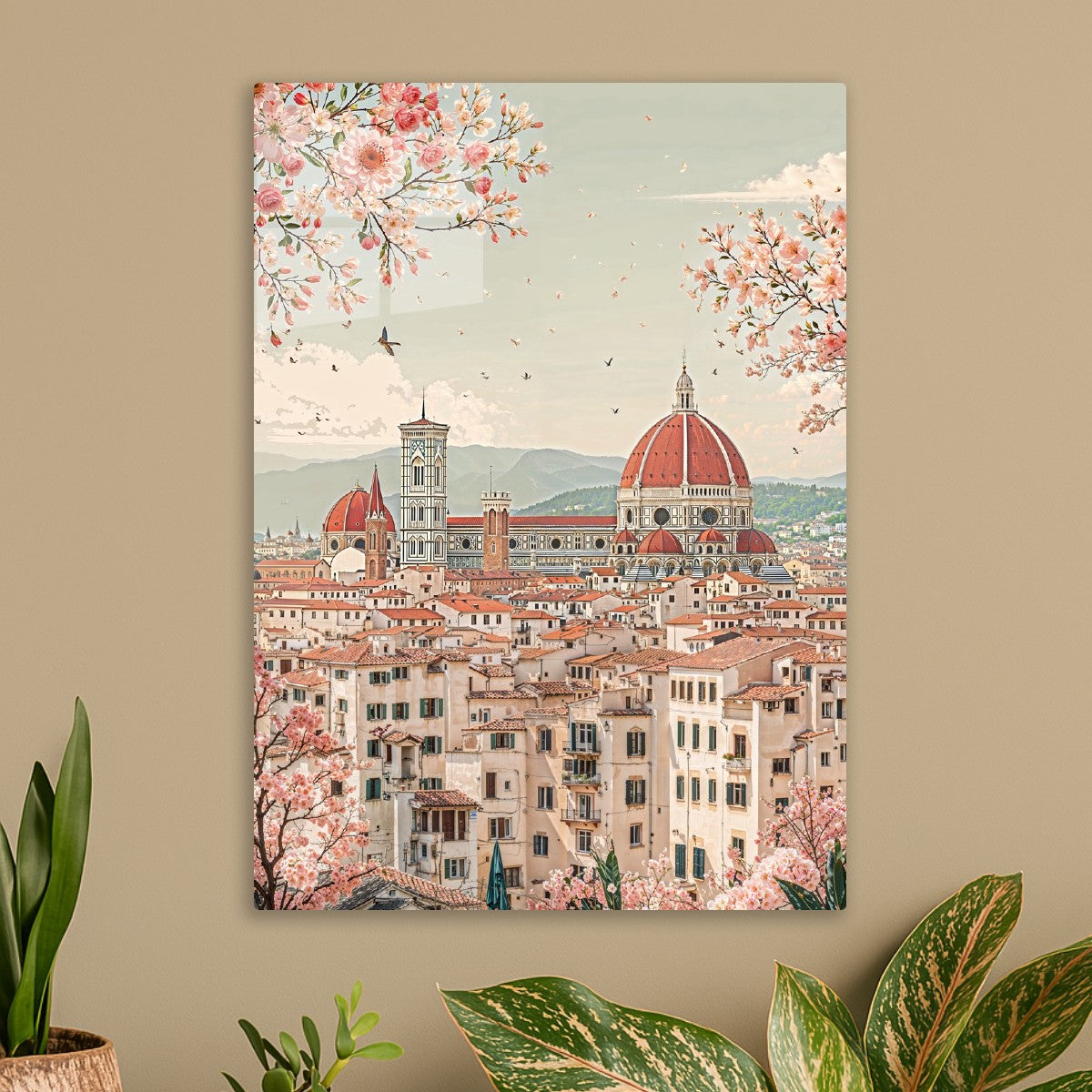Spring Blossoms Over Florence