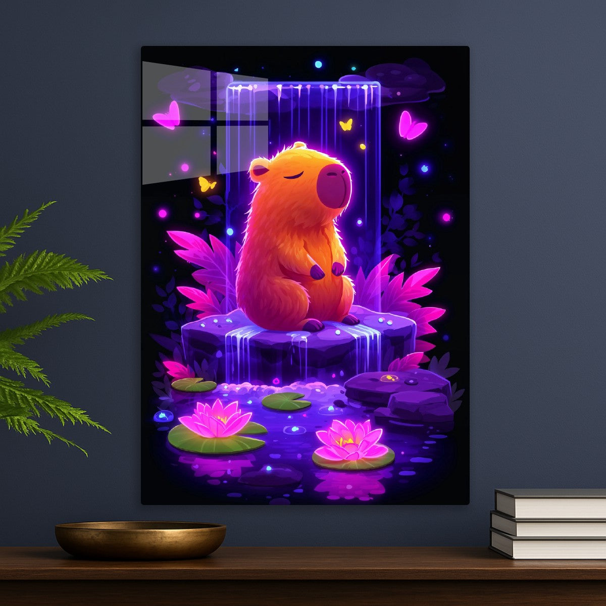 Neon Zen Capybara