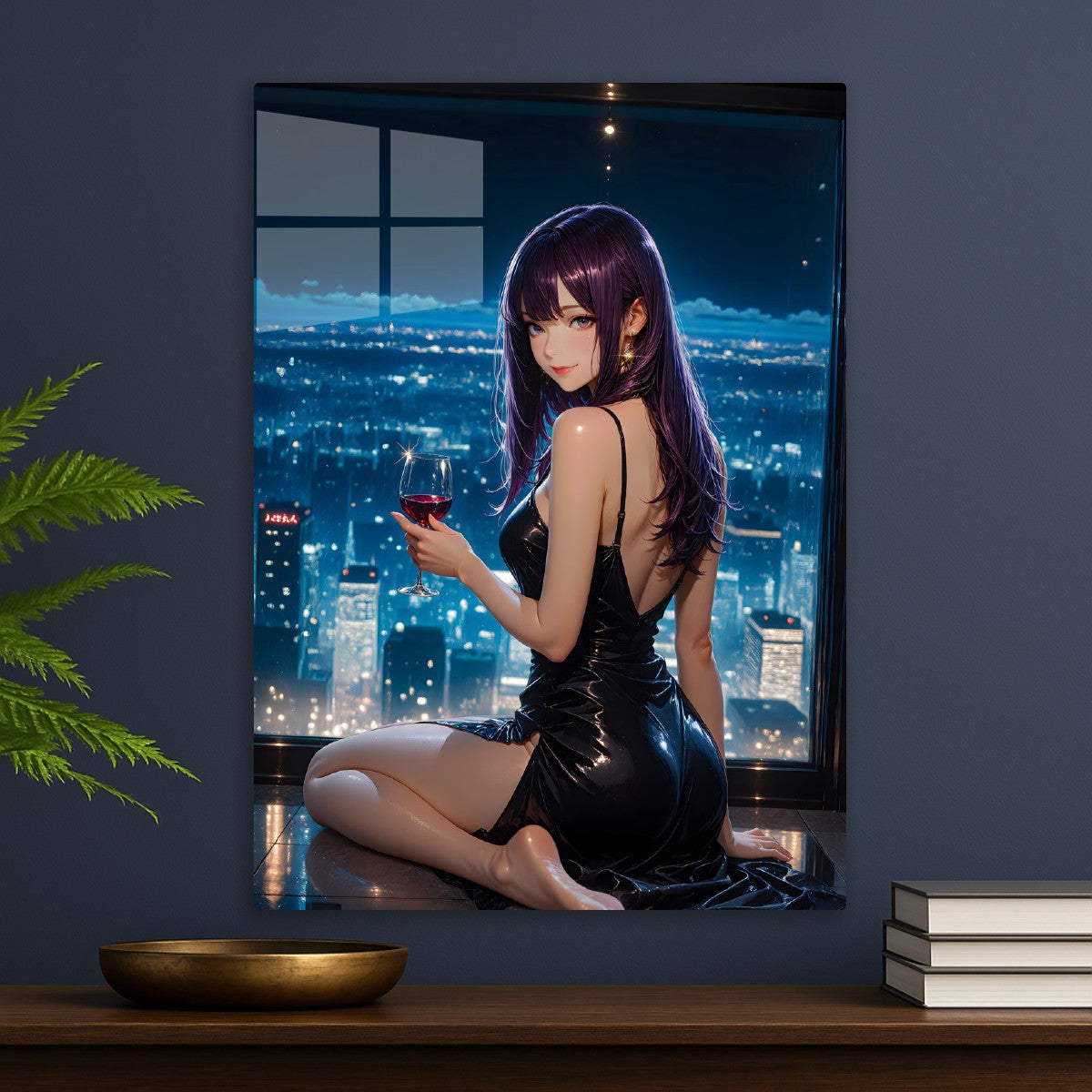 City Lights and Quiet Reflection