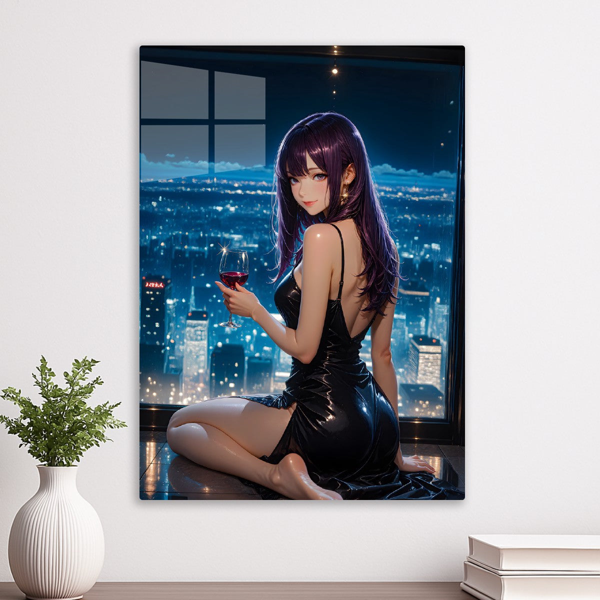 City Lights and Quiet Reflection