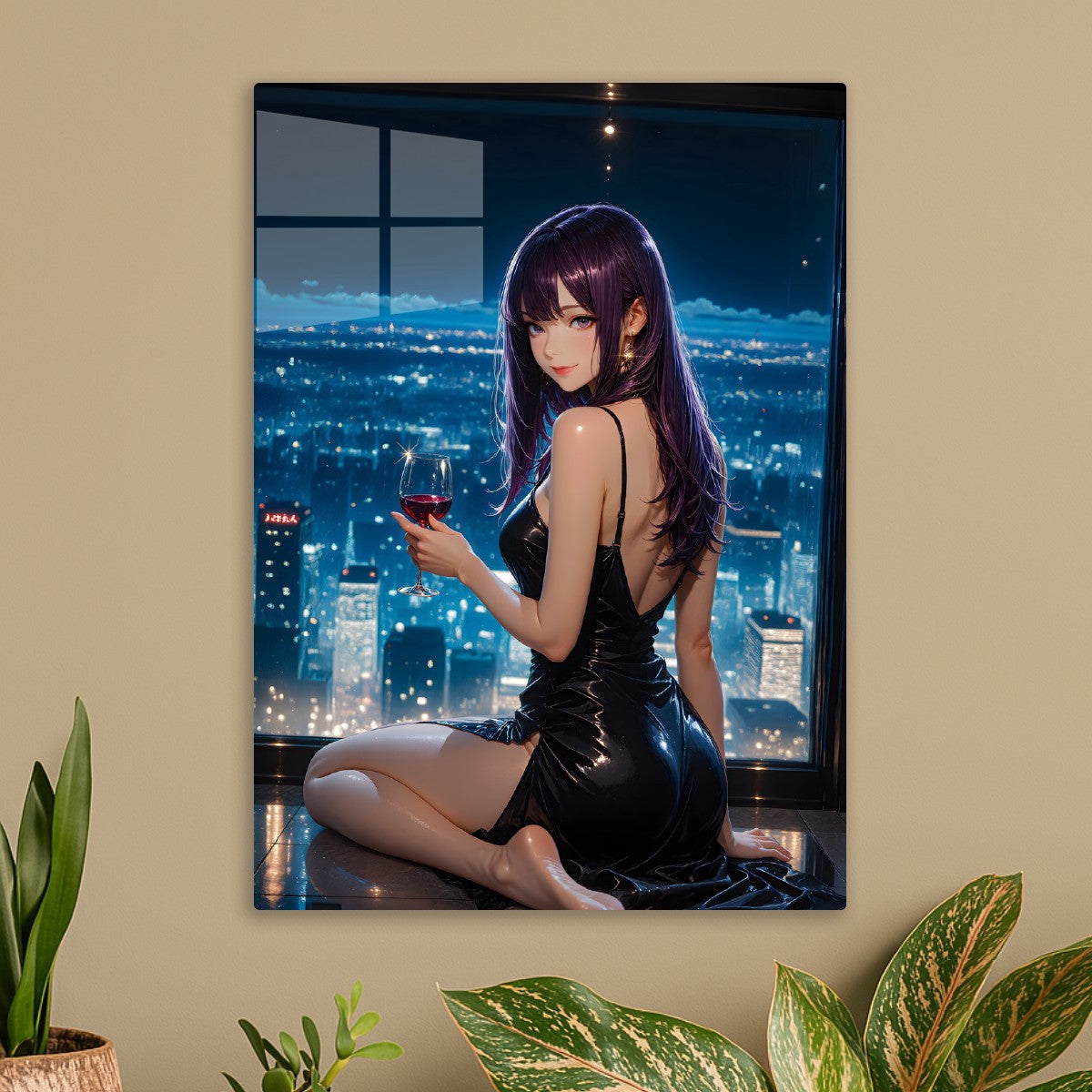 City Lights and Quiet Reflection