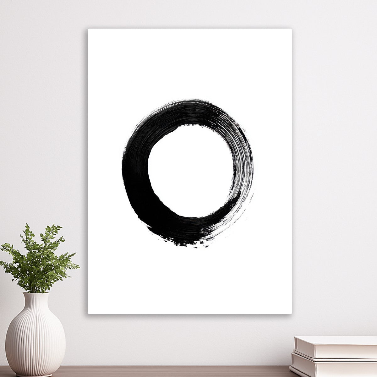 Black Circle Brush Stroke
