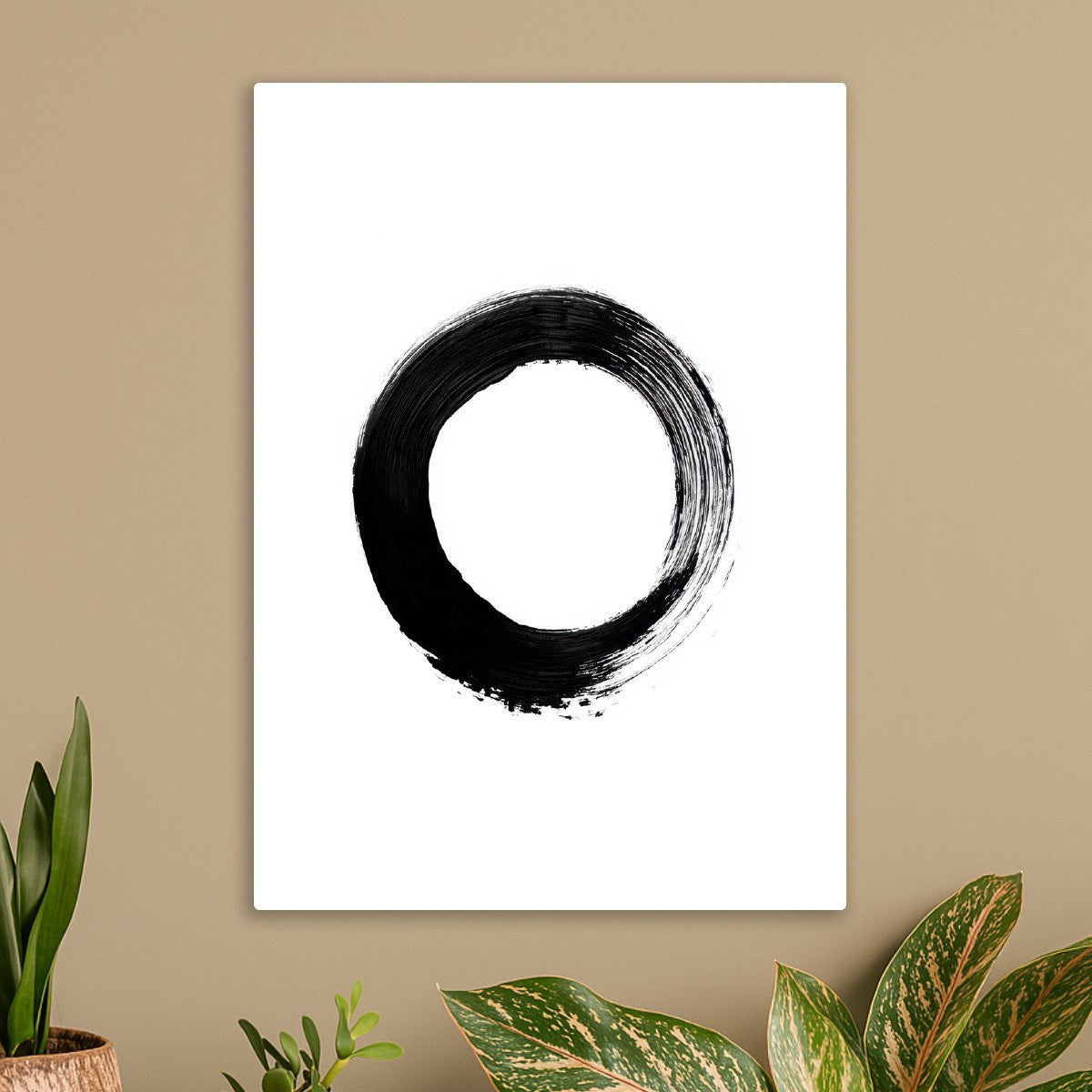 Black Circle Brush Stroke