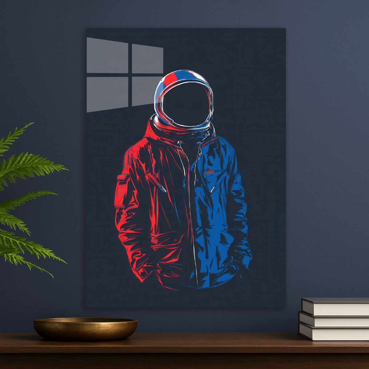 Astronaut Wearing Windbreaker