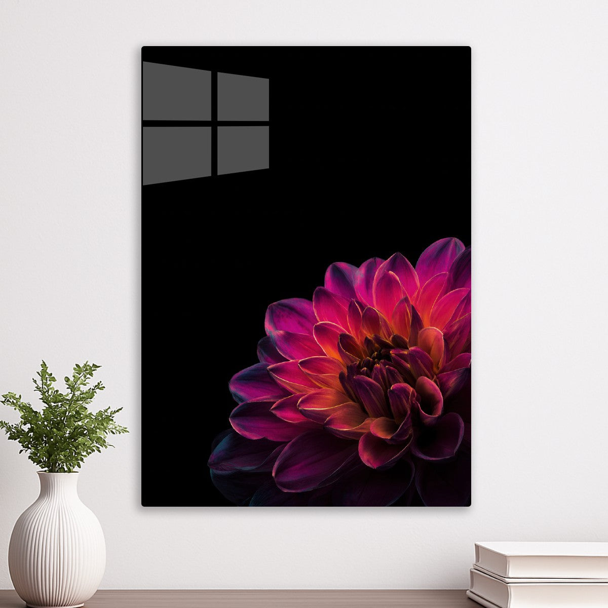 Dark Gradient Color Flower