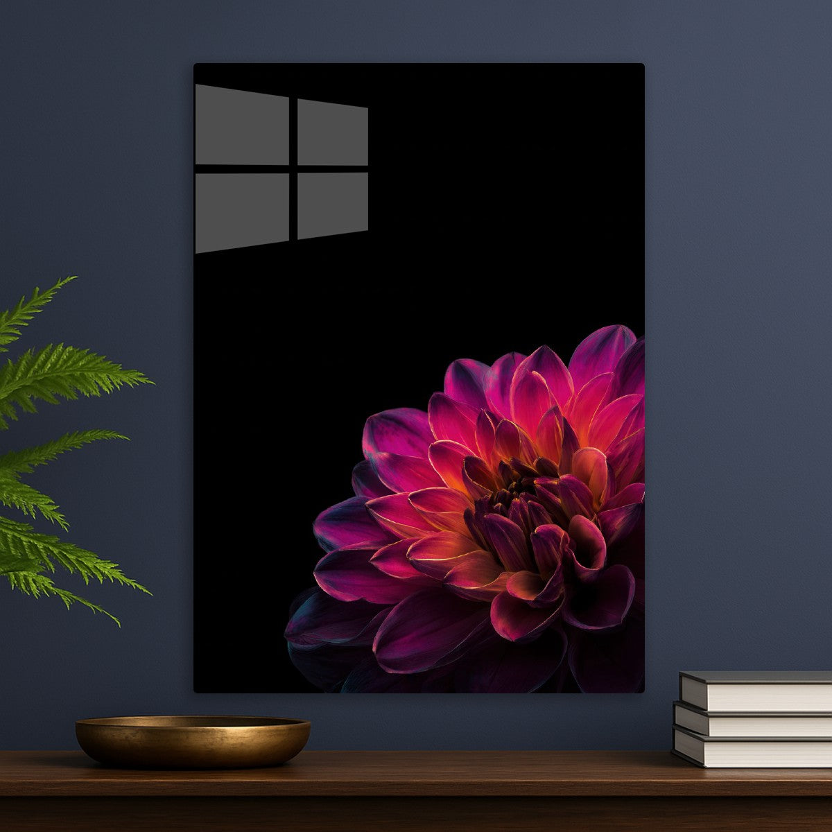 Dark Gradient Color Flower