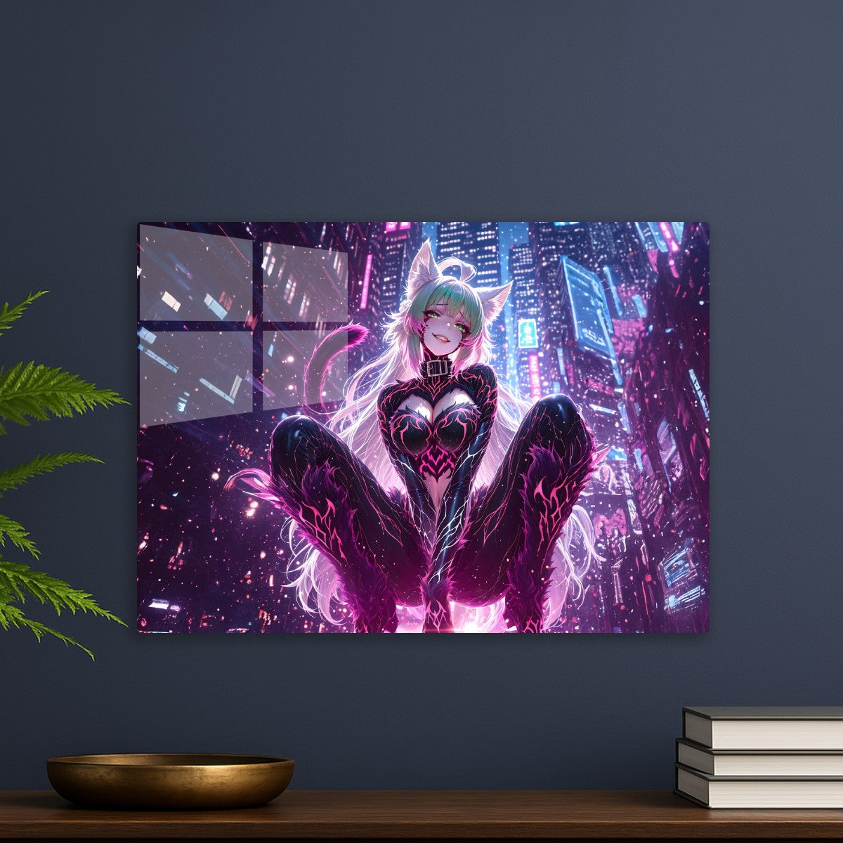 Neon Nights: Feline Fantasy